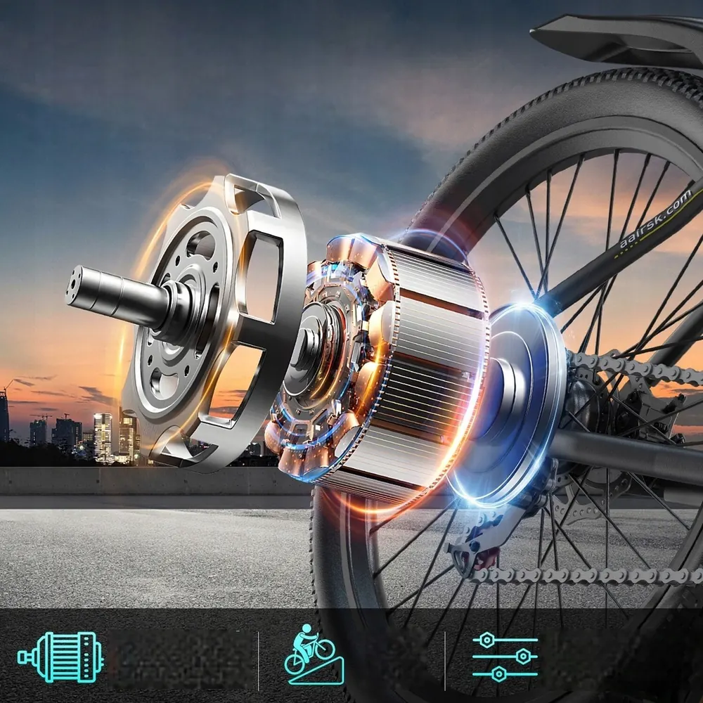Freni a disco meccanici sulla e-bike Aairsk GT900 250W
