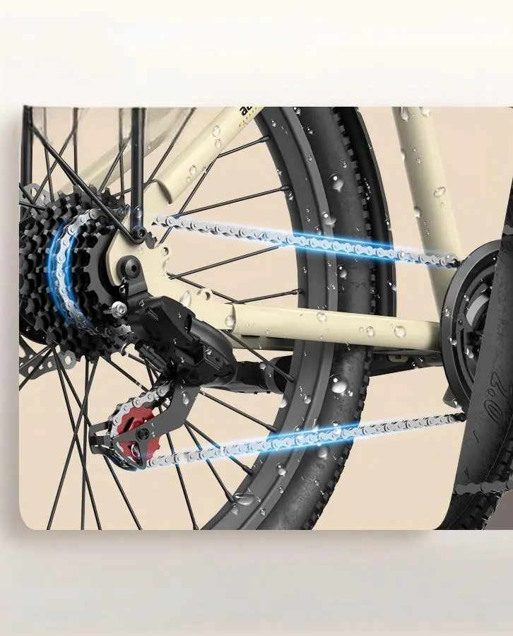 Motore da 250W della bici elettrica Aairsk SU7 per città