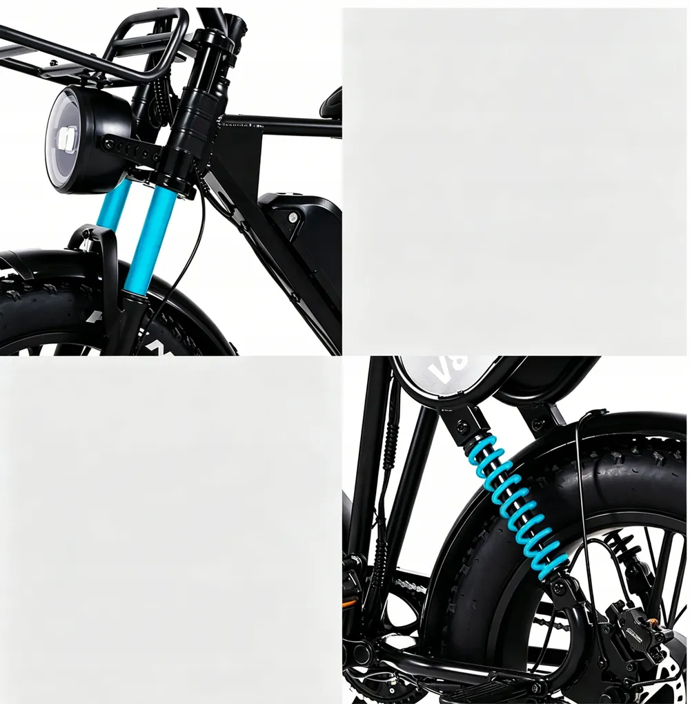 AAIRSK V8 Max Bici Elettrica Pieghevole image 9