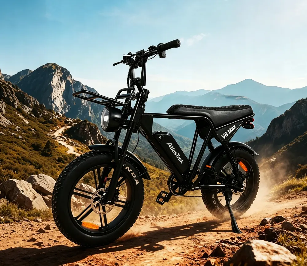 Bici elettrica Aairsk V8 Max 250W con batteria 15Ah e ruote 20 pollici