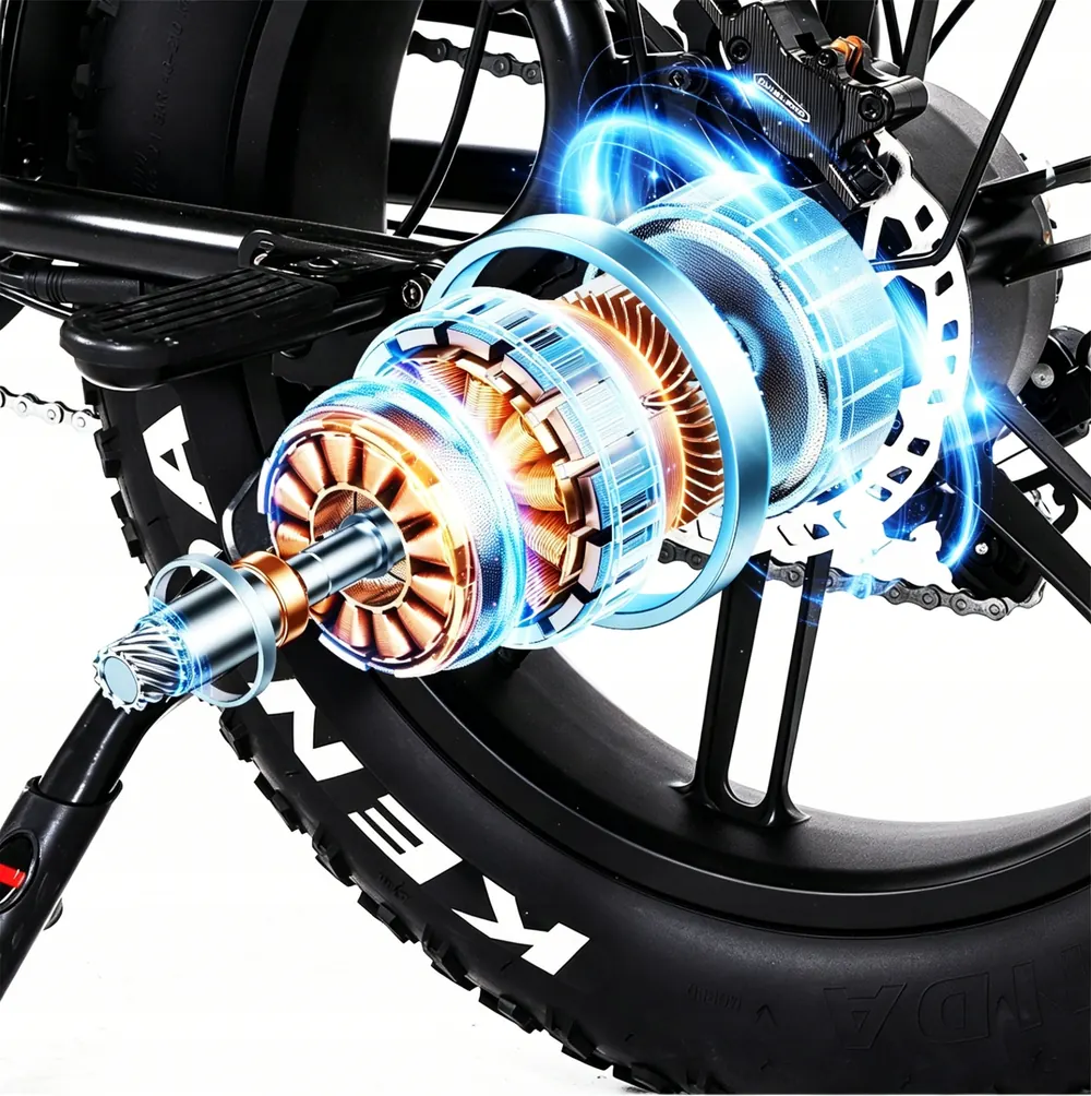 Logo del marchio Aairsk sulla bici elettrica V8 Max 250W