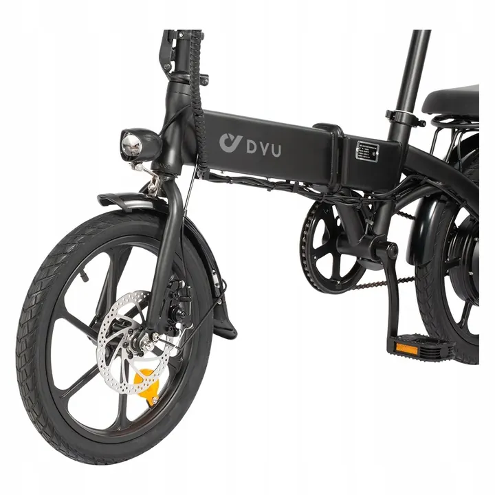 Modello DYU-A1F Pro-Black, bici elettrica pieghevole nera