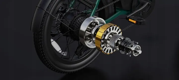 DYU C9 Bici Elettrica Pieghevole image 4