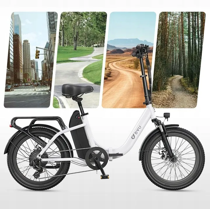 DYU C9 supporta carico massimo 120kg, bici elettrica robusta