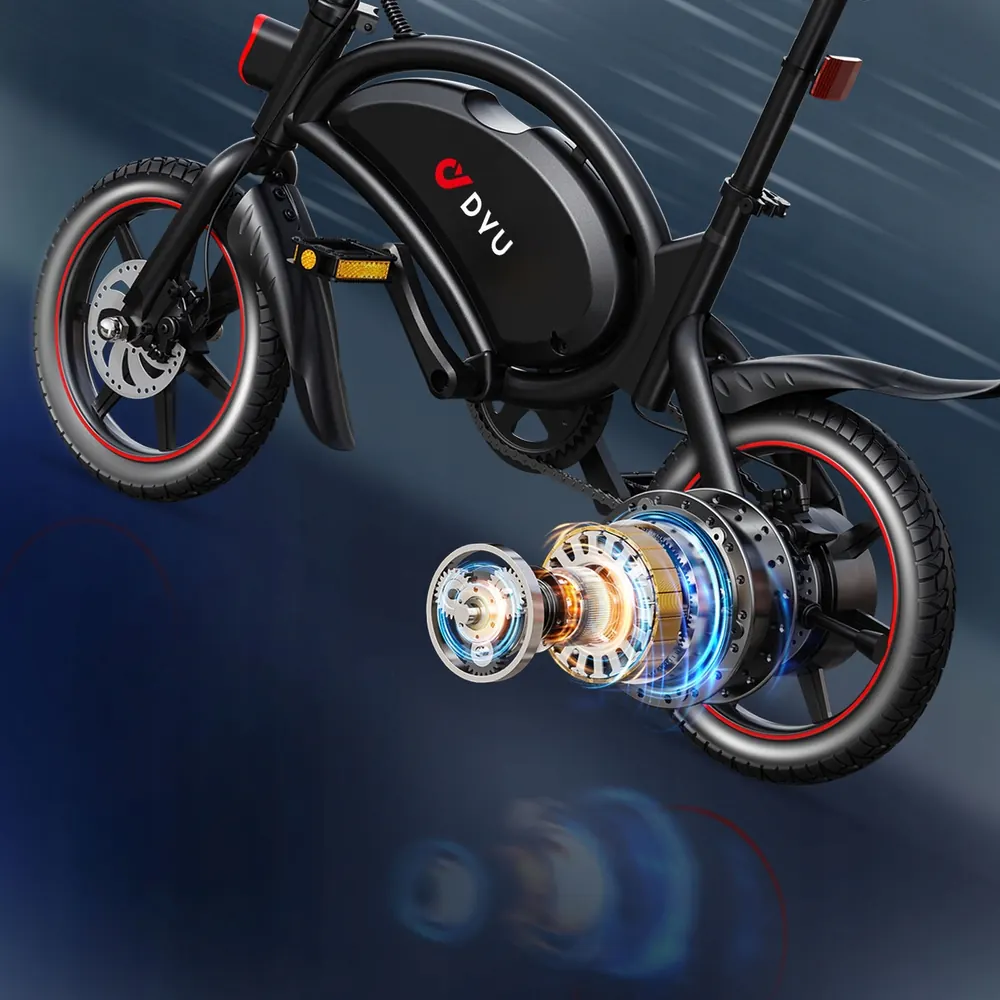 DYU D3F Bici Elettrica Pieghevole image 3