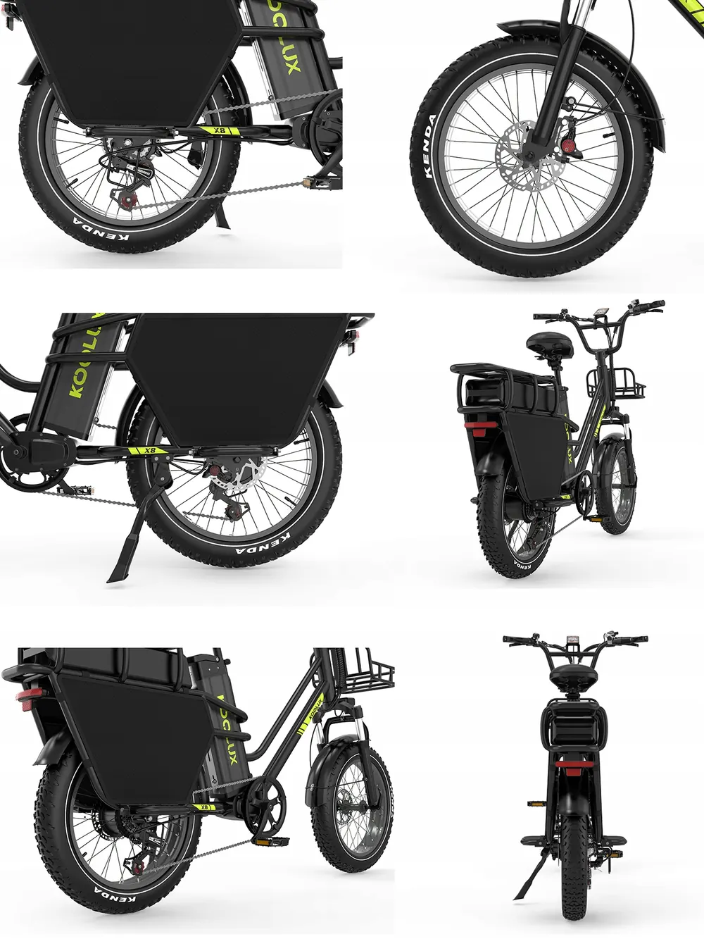 E-MOTO 20" E-Bike Elettrica 1000W image 4