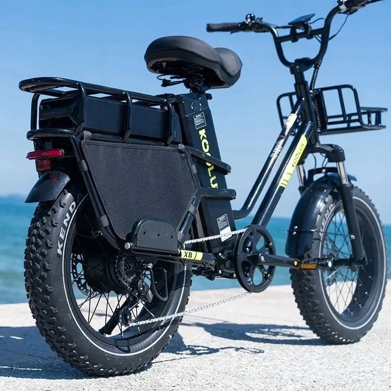 Bici elettrica Koolux X8 1000W con batteria 48V65Ah e autonomia 220 km