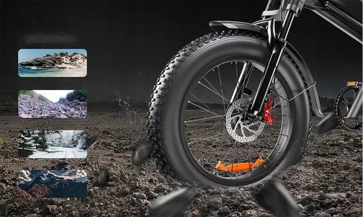 EMOKO C99 Bici Elettrica Fat Tire image 8