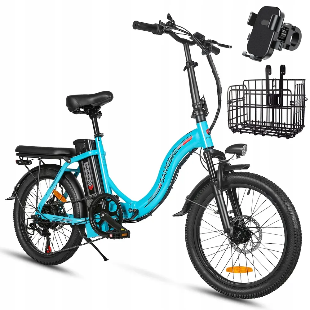 SAMEBIKE CY20 Bici Elettrica Pieghevole Urbana image 10
