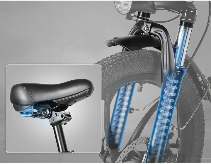 SAMEBIKE CY20 Bici Elettrica Pieghevole Urbana image 6