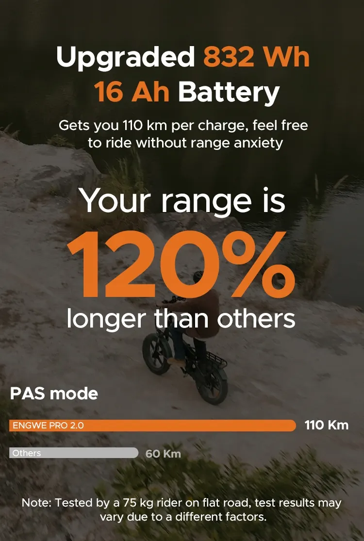 ENGWE ENGINE PRO 2.0 Bici Elettrica Pieghevole image 10