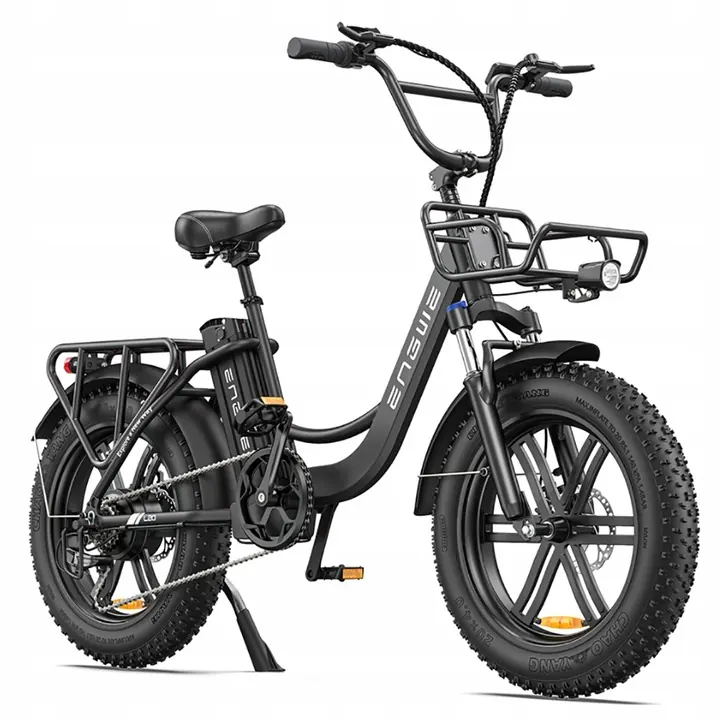 Bici elettrica Engwe L20 250W nera con ruote 20 pollici e telaio piccolo