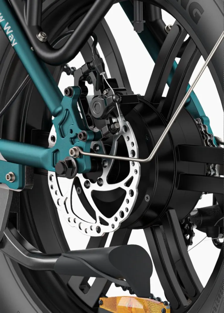 Bici elettrica ENGWE L20 Boost di colore nero opaco