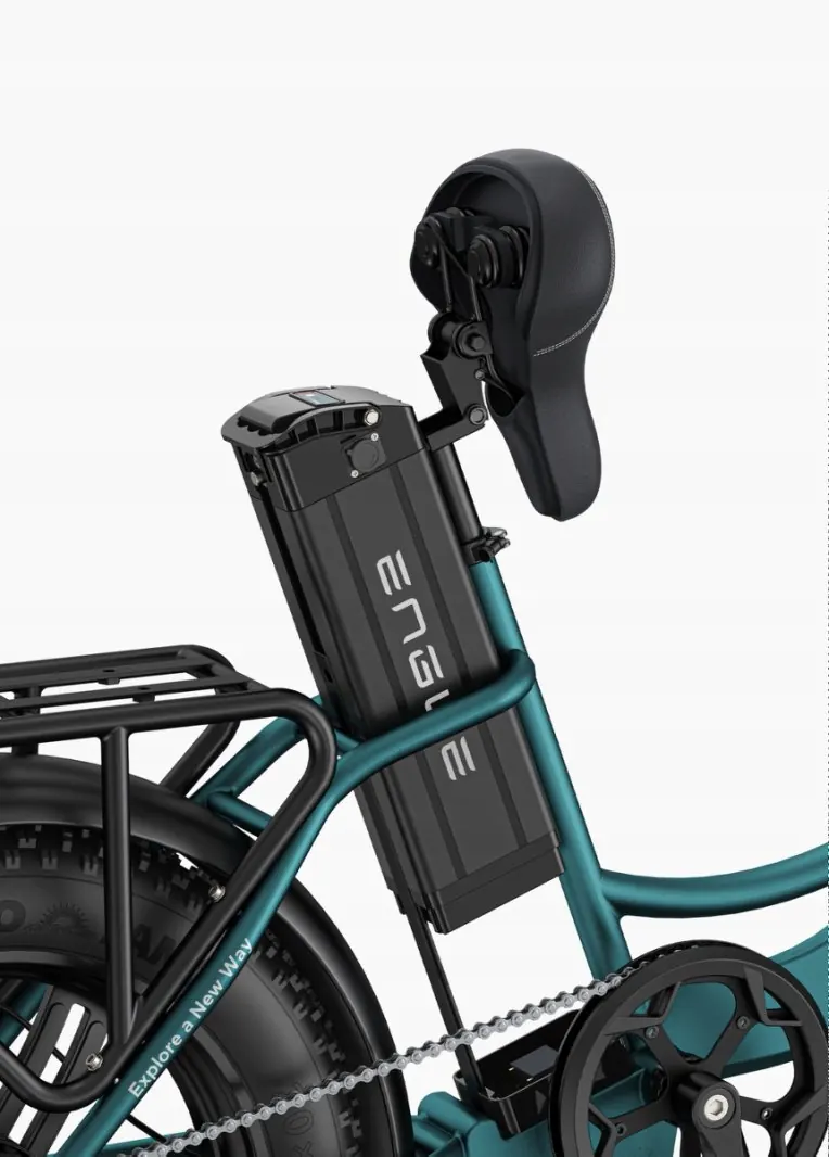 Telaio in alluminio della bici elettrica ENGWE L20 Boost nera
