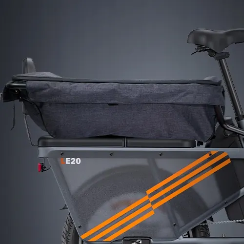 Confezione originale della bici elettrica ENGWE LE20 blu