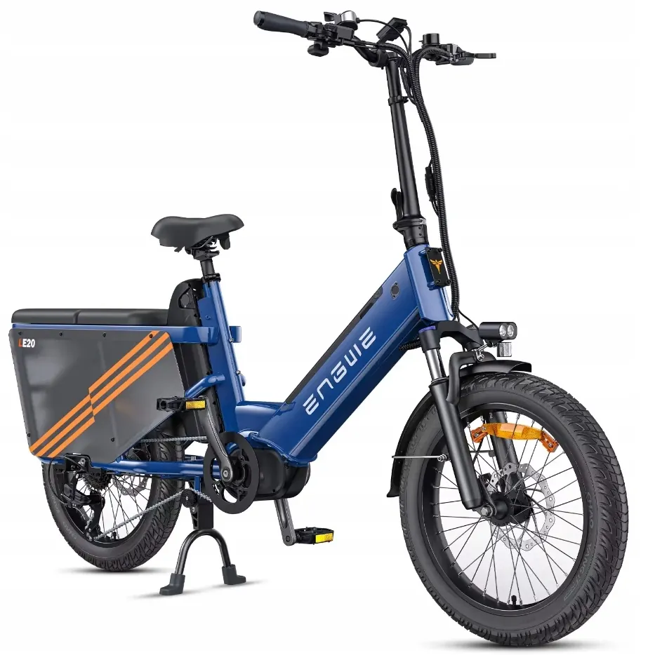 ENGWE LE20 elettrica blu con batteria 48V 19.2Ah e telaio in alluminio