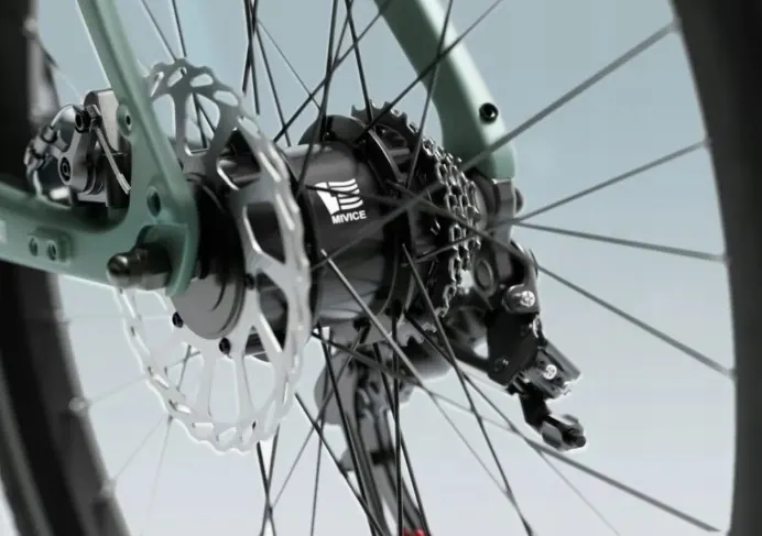 Colore grigio della bici elettrica Engwe MapFour N1 Air 250W