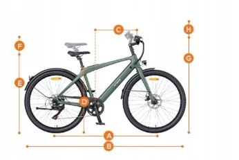 Freno a disco meccanico della bici elettrica ENGWE MapFour N1 AIR ST