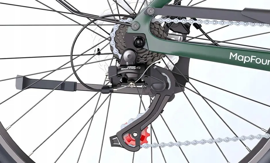 Motore 250W della bici elettrica ENGWE MapFour N1 AIR ST verde