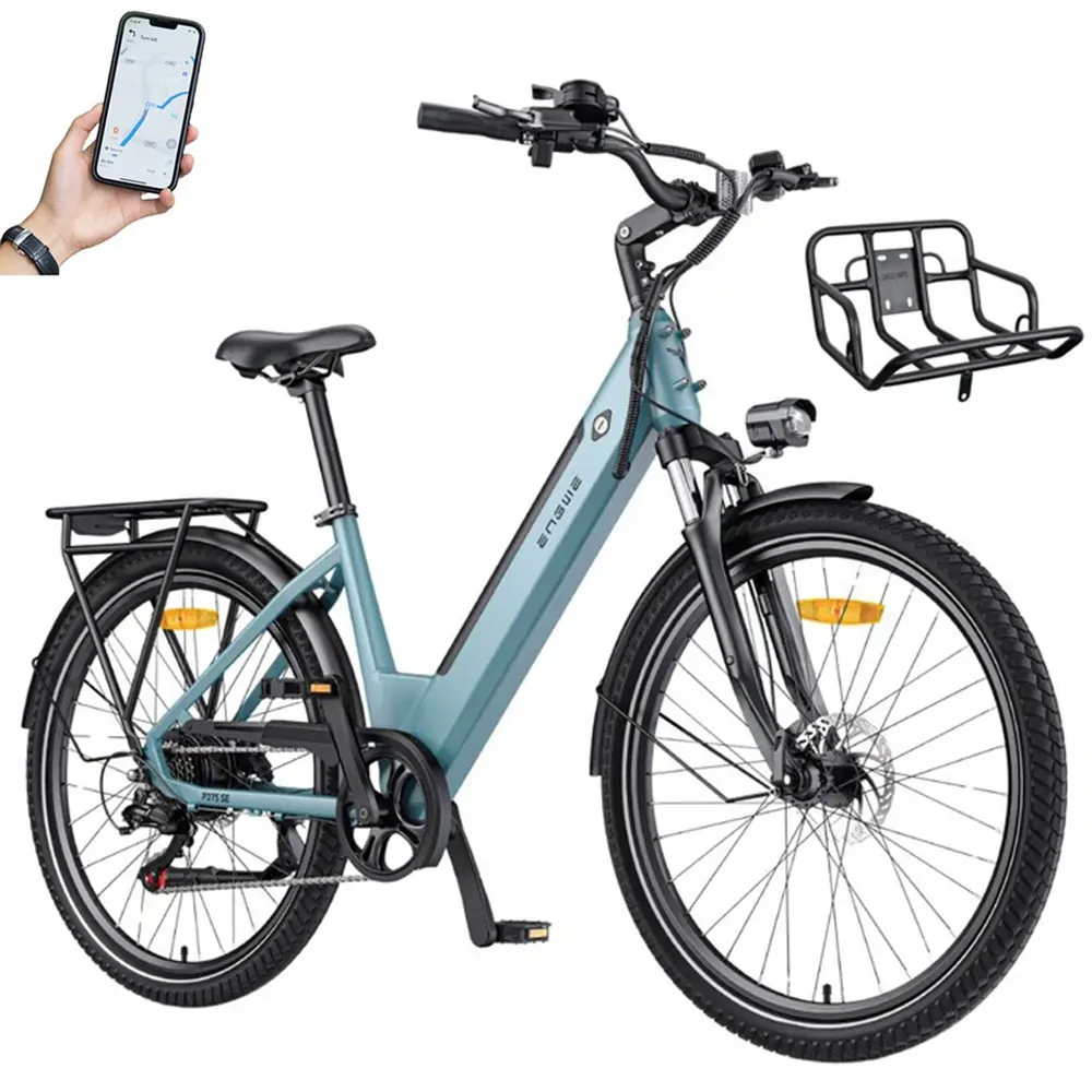 Vista laterale della bici elettrica Engwe P275 SE 250W 36V 13Ah