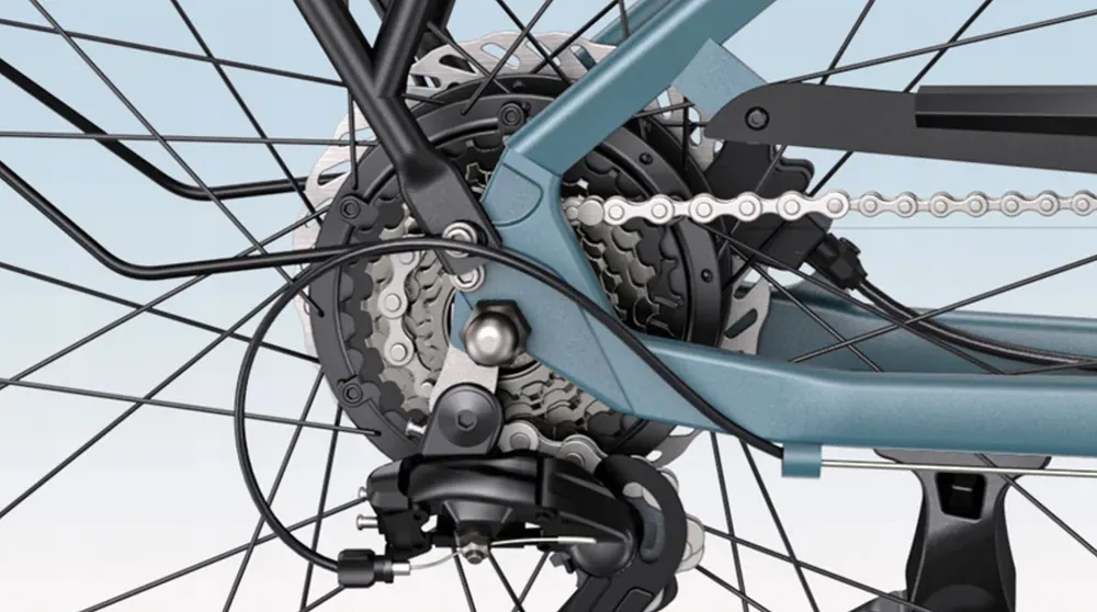 Engwe P275 SE con telaio taglia L, bici elettrica unisex