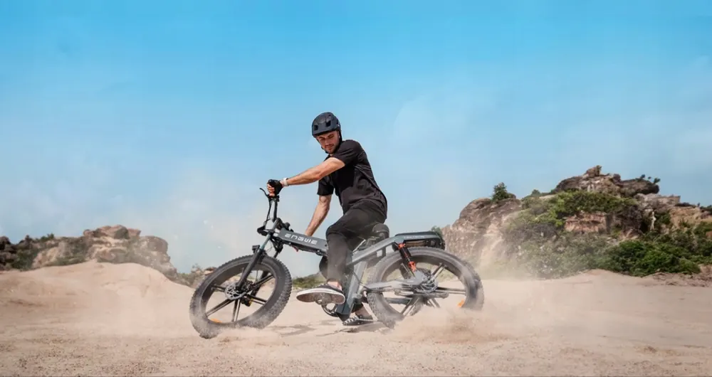 Freni a disco idraulici della bici elettrica ENGWE X26 con doppia batteria