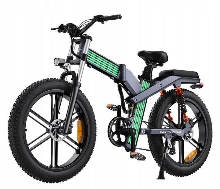 Logo del marchio Engwe sulla bici elettrica ENGWE X26