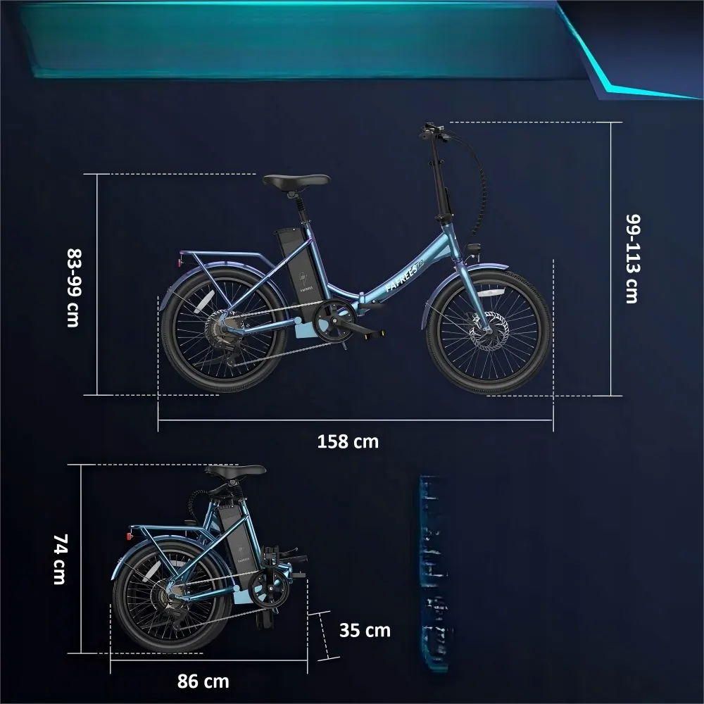 FAFREES F20 Bici Elettrica Pieghevole image 15