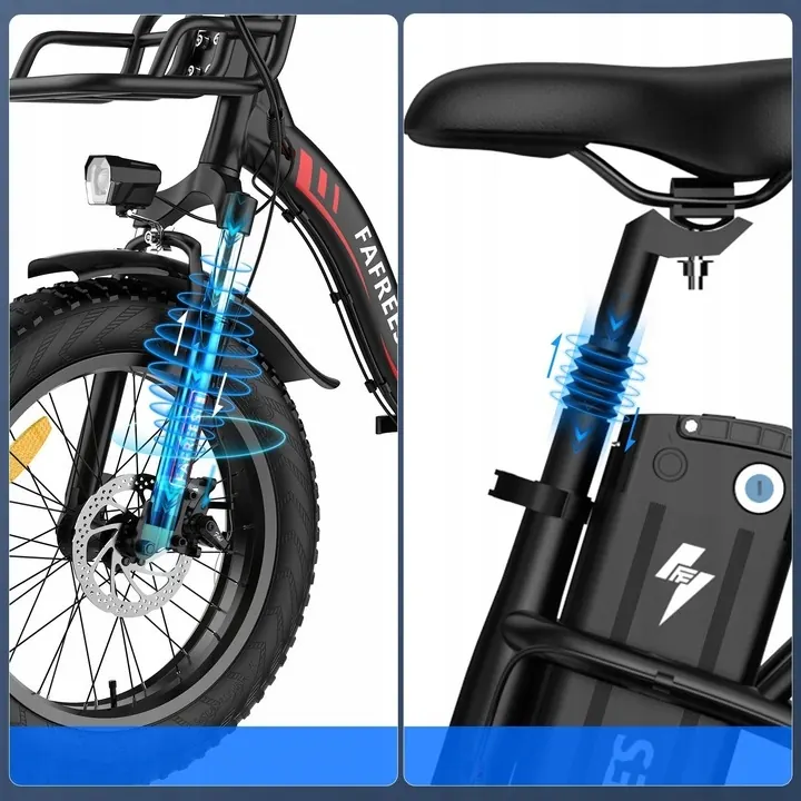 Telaio taglia M della FAFREES F20 MAX in alluminio leggero