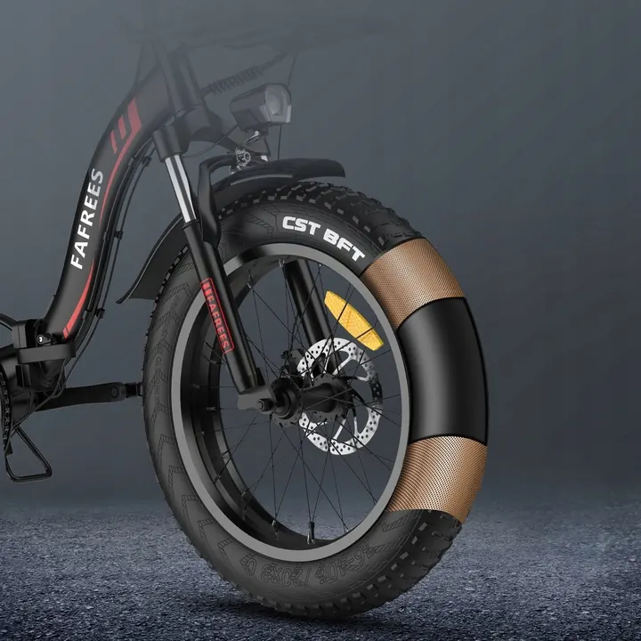 Motore elettrico 250W Shimano sulla FAFREES F20 MAX con potenza nominale
