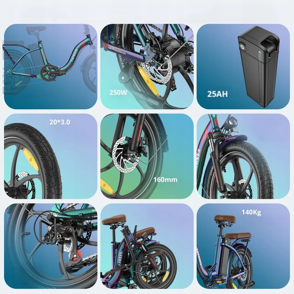Fafrees F20+ Pro motore 250W per pedalata assistita