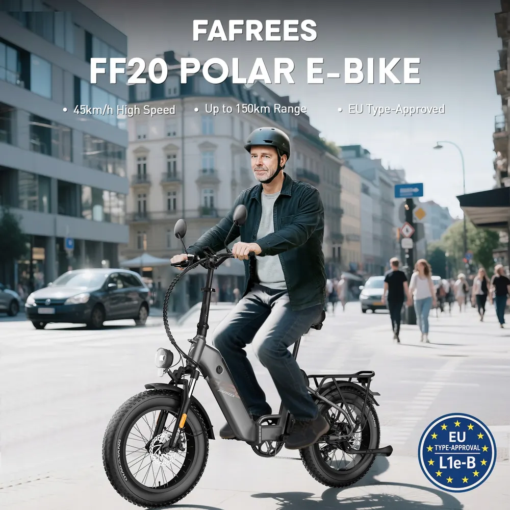 FAFREES FF20 Polar E-Bike Pieghevole 20" image 10