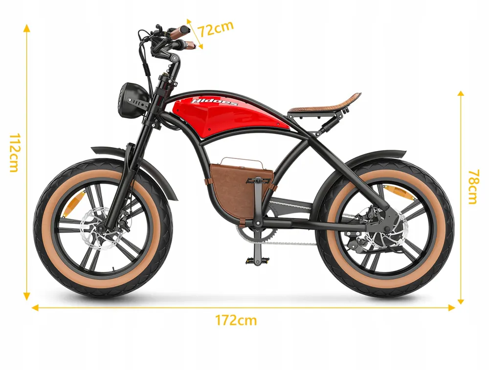 HIDOES B10 E-Bike Fat Tire image 5