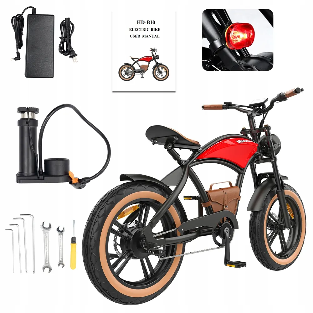 Logo Hidoes sulla bici elettrica B10 con motore 1000W