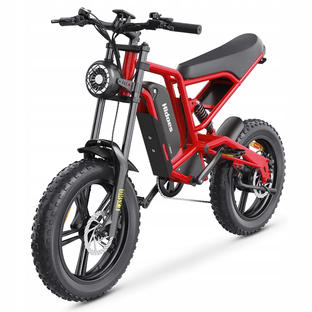 E-bike Hidoes B6 1200W 48V 15Ah con freni idraulici e velocità 50 km/h