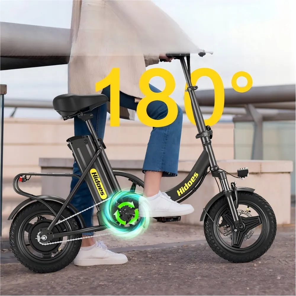 Batteria inclusa nella bici elettrica pieghevole Hidoes C5