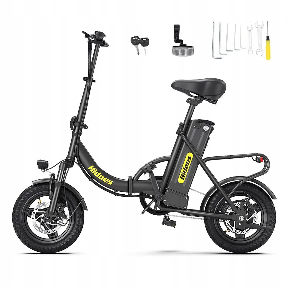Bici elettrica pieghevole Hidoes C5 con motore 350W
