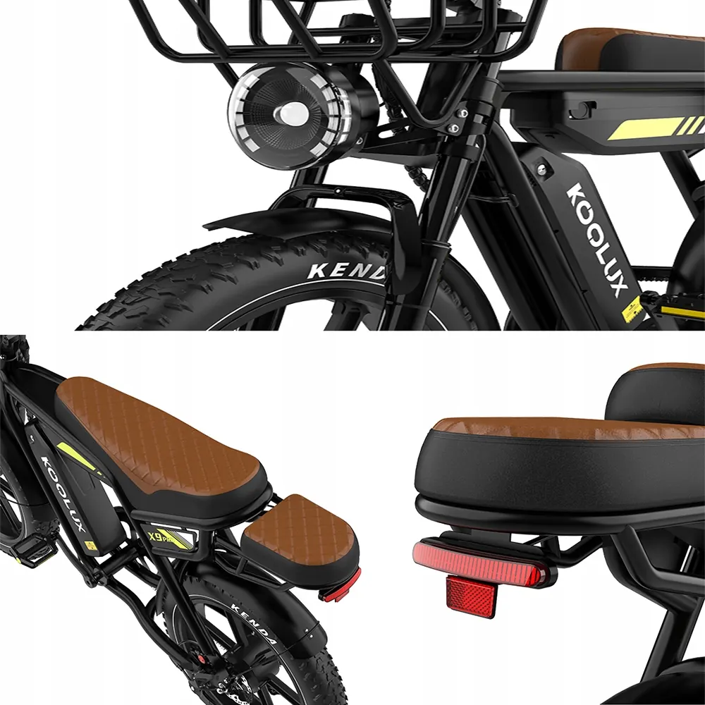 Bici elettrica KOOLUX 750W con parafanghi, luci e pompa inclusi