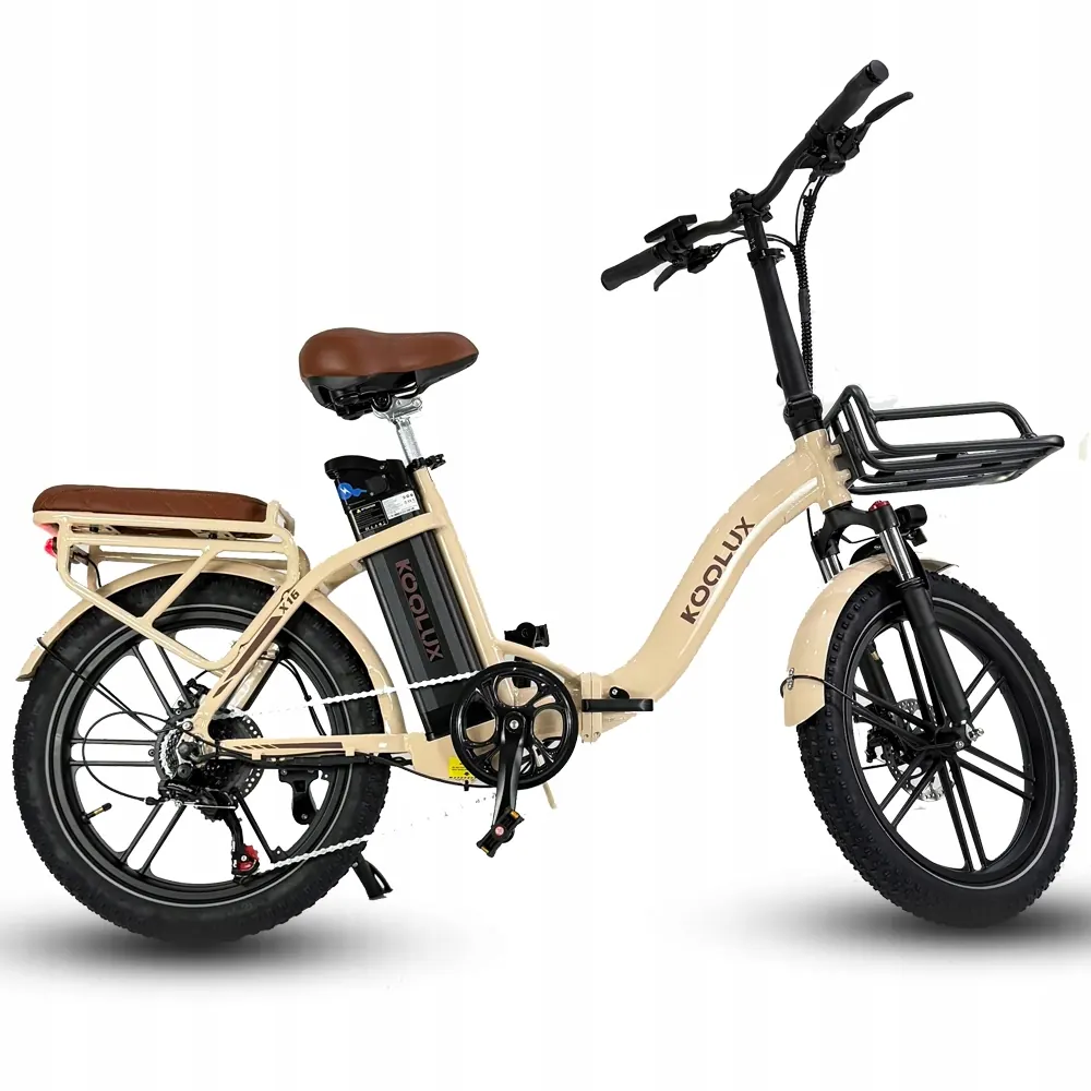 Bici elettrica pieghevole KOOLUX X16 con batteria 48V 15.6Ah e display app