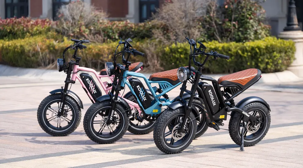 Koolux X9 Mini Bici Elettrica Fat image 13