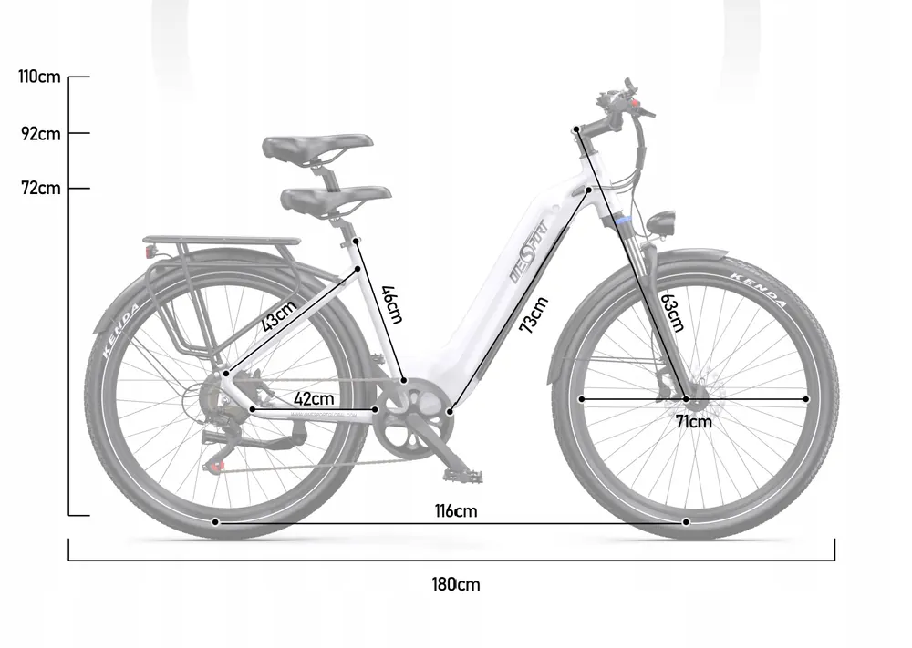 ONESPORT OT05 E-Bike Elettrica 27,5" image 14