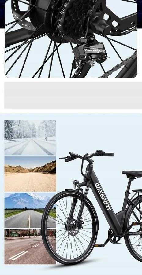 ONESPORT OT12 Bici Elettrica Urbana image 6