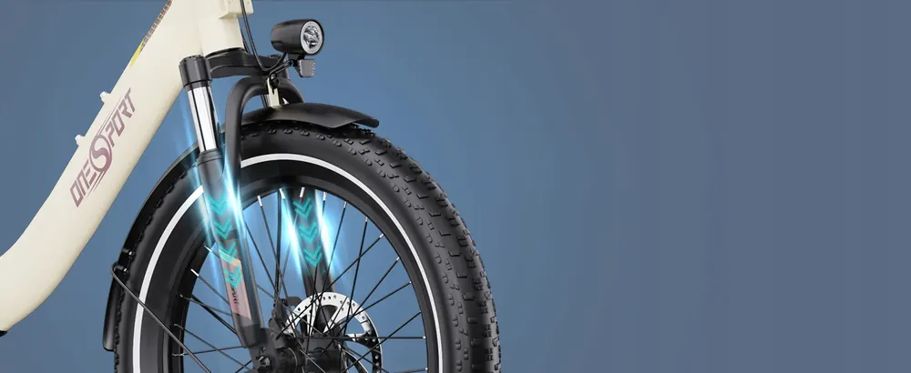 Modello ONESPOT OT16-2 bici elettrica pieghevole 48V 17Ah autonomia 120 km