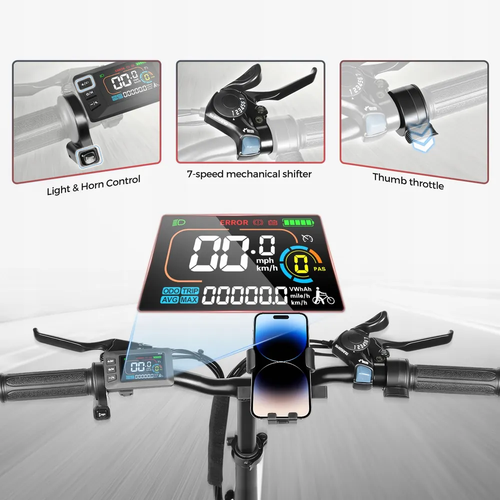 SAMEBIKE CY20 con codice produttore CY20-FT visibile
