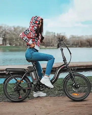 SAMEBIKE CY20 bici elettrica pieghevole marchio Samebike