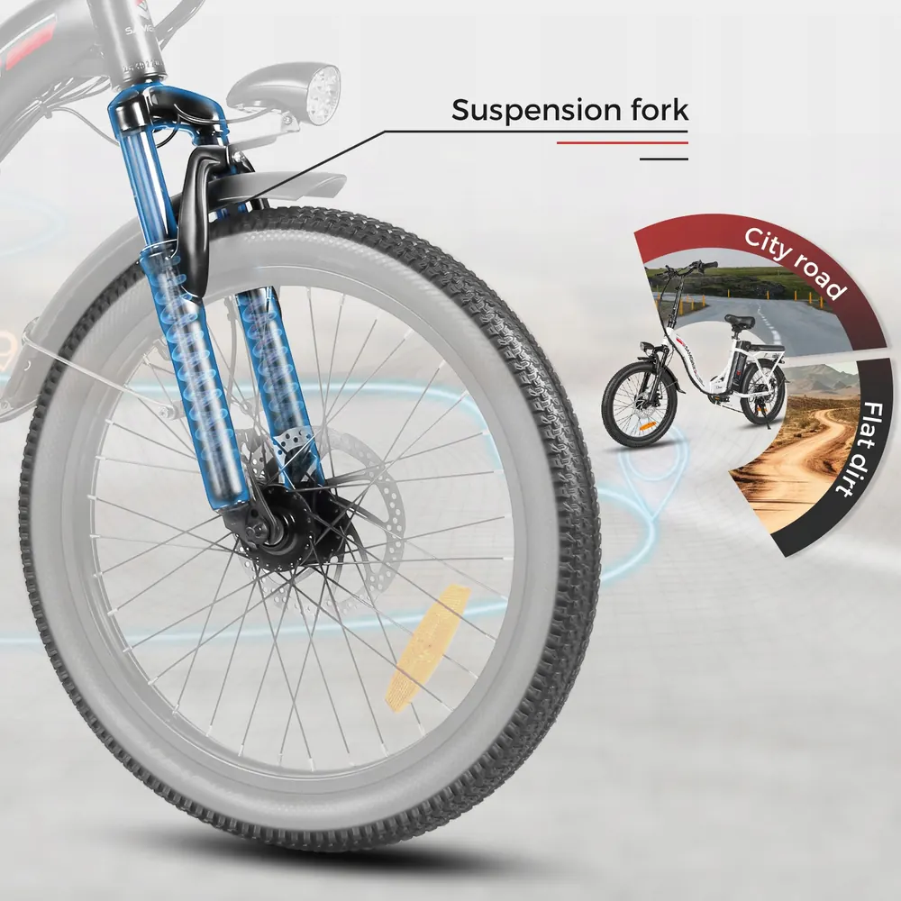 SAMEBIKE CY20 bici elettrica con motore 250W