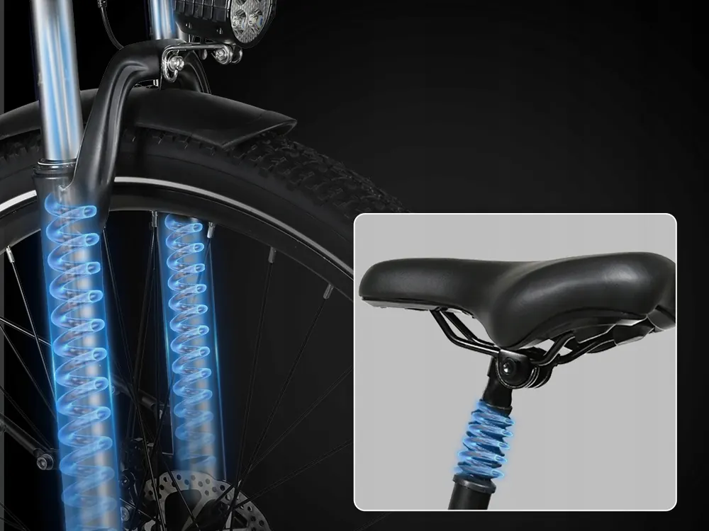 SAMEBIKE RS-A01 Pro bici elettrica con motore 250W e batteria 36V15Ah per 90km