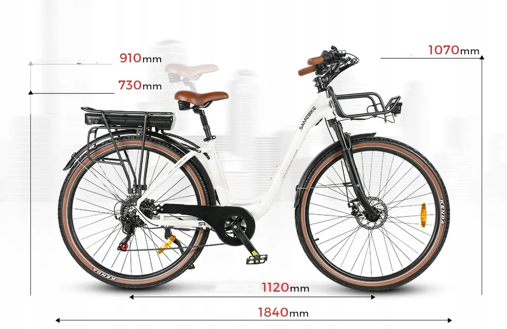 SAMEBIKE RS-A07 Bici Elettrica Città image 11