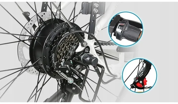 Bici elettrica Samebike RS-A07 unisex per uomo e donna