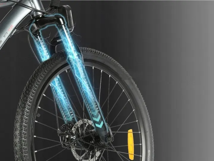 Ruota da 26 pollici della bici elettrica Samebike SY26-II con pneumatico MTB